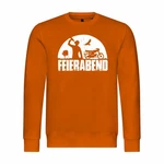 deinshirt Kapuzenpullover Herren Pullover Feierabend Simson Orange/Grau
