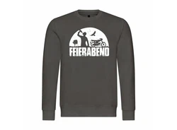 deinshirt Kapuzenpullover Herren Pullover Feierabend Simson Grau