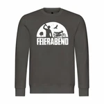 deinshirt Kapuzenpullover Herren Pullover Feierabend Simson Grau
