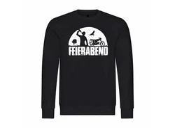deinshirt Kapuzenpullover Herren Pullover Feierabend Simson Grau