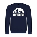 deinshirt Kapuzenpullover Herren Pullover Feierabend Simson Dunkelblau/Grau