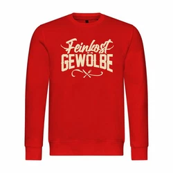 deinshirt Kapuzenpullover Feinkostgewölbe Mit Print Motiv Gelb/Rot