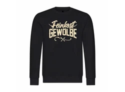 deinshirt Kapuzenpullover Feinkostgewölbe Mit Print Motiv Gelb/Beige