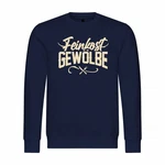 deinshirt Kapuzenpullover Feinkostgewölbe Mit Print Motiv Dunkelblau/Gelb/Beige