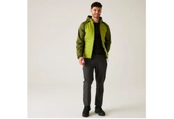 Regatta Softshelljacke Hybrid Steppjacke Andreson VIII Grün/Neonfarben