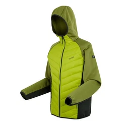 Regatta Softshelljacke Hybrid Steppjacke Andreson VIII Grün/Neonfarben