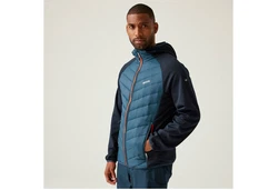 Regatta Softshelljacke Hybrid Steppjacke Andreson VIII Hellblau/Dunkelblau/Blau