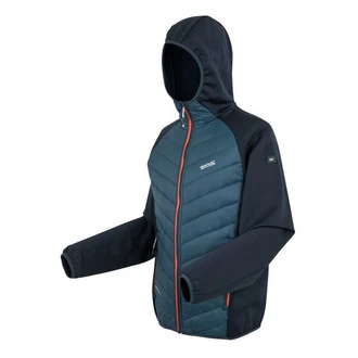 Regatta Softshelljacke Hybrid Steppjacke Andreson VIII Hellblau/Dunkelblau/Blau