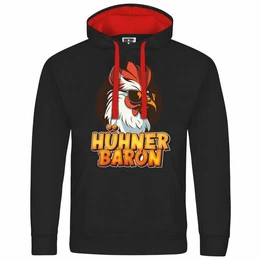 Kapuzenpullover Herren Kapuzenpullover Hhnerbaron Mit Print Motiv