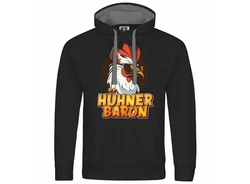 deinshirt Kapuzenpullover Hhnerbaron Mit Print Motiv Orange/Rot/Grau/Dunkelgrün/Rosa/Schwarz