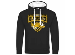 deinshirt Kapuzenpullover Kolbenfresser Mit Print Motiv Braun/Rot/Schwarz/Grün/Gelb