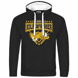 deinshirt Kapuzenpullover Kolbenfresser Mit Print Motiv Braun/Rot/Schwarz/Grün/Gelb