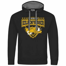 deinshirt Kapuzenpullover Kolbenfresser Mit Print Motiv Rot/Braun