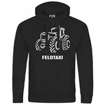 deinshirt Kapuzenpullover Feldtaxi Mit Print Motiv Grau/Beige/Schwarz