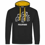 deinshirt Kapuzenpullover Feldtaxi Mit Print Motiv Gelb/Grau deinshirt Kapuzenpullover Feldtaxi Mit Print Motiv Gelb/Grau