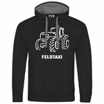 deinshirt Kapuzenpullover Feldtaxi Mit Print Motiv Grau/Beige/Schwarz deinshirt Kapuzenpullover Feldtaxi Mit Print Motiv Grau/Beige/Schwarz