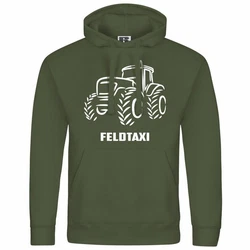 deinshirt Kapuzenpullover Feldtaxi Mit Print Motiv Dunkelgrün/Grün/Hellgrün