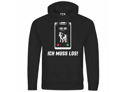 deinshirt Kapuzenpullover Meine Khe rufen an Schwarz/Rot/Rosa/Braun