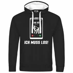 deinshirt Kapuzenpullover Meine Khe rufen an Schwarz/Braun/Lila/Gold
