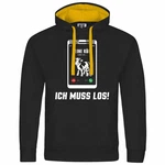 deinshirt Kapuzenpullover Meine Khe rufen an Gold/Schwarz/Braun