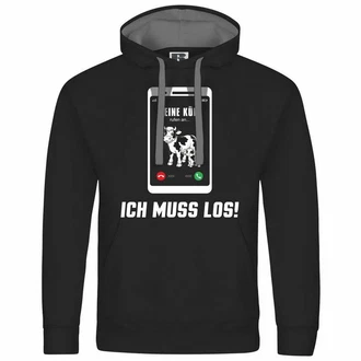 deinshirt Kapuzenpullover Meine Khe rufen an