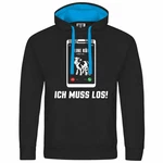 deinshirt Kapuzenpullover Meine Khe rufen an Schwarz/Hellblau/Braun/Blau
