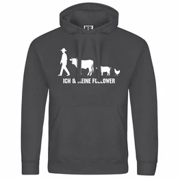 Kapuzenpullover Herren Kapuzenpullover Ich und meine Follower Mit Print Motiv