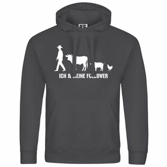 deinshirt Kapuzenpullover Herren Ich und meine Follower Beige/Grau/Braun/Dunkelgrau/Orange/Silber