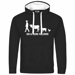 Kapuzenpullover Herren Kapuzenpullover Ich und meine Follower Mit Print Motiv