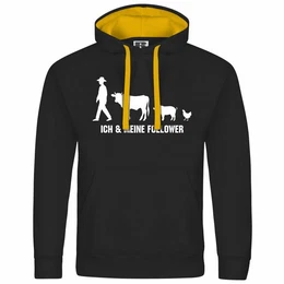 Kapuzenpullover Herren Kapuzenpullover Ich und meine Follower Mit Print Motiv