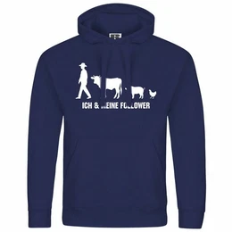 Kapuzenpullover Herren Kapuzenpullover Ich und meine Follower Mit Print Motiv