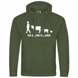 Kapuzenpullover Herren Kapuzenpullover Ich und meine Follower Mit Print Motiv