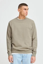 !Solid Rundhalspullover SDORATIO lssiges Sweatshirt mit Backprint