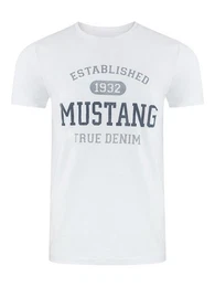 T-Shirt Basic Print Tee (1-tlg) aus 100% Baumwolle