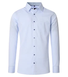 Redmond Businesshemd Modern Fit Style 241720110 Hellblau/Blau/Dunkelblau