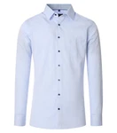 Redmond Businesshemd Modern Fit Style 241720110 Hellblau/Blau/Dunkelblau