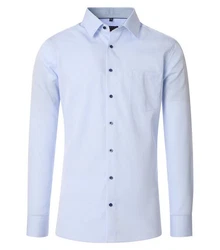 Redmond Businesshemd Modern Fit Style 241720110 Hellblau/Blau/Dunkelblau
