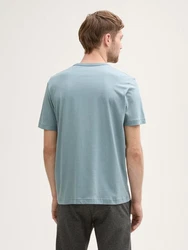 TOM TAILOR T-Shirt Basic T-Shirts (im Doppelpack) Grau/Blau/Hellblau
