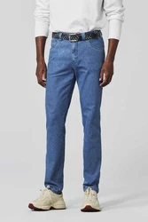 MEYER Stoffhose DUBLIN (1-4122/16) Blau/Hellblau