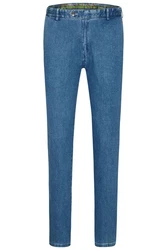 MEYER Stoffhose DUBLIN (1-4122/16) Blau/Hellblau