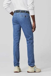 MEYER Stoffhose DUBLIN (1-4122/16) Blau/Hellblau