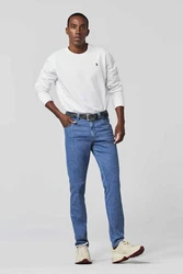 MEYER Stoffhose DUBLIN (1-4122/16) Blau/Hellblau