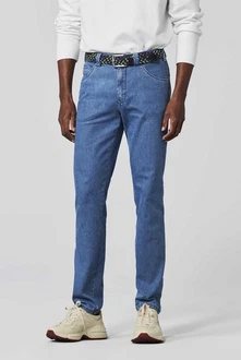 MEYER Stoffhose DUBLIN (1-4122/16) Blau/Hellblau