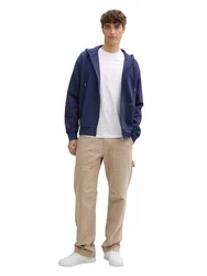 TOM TAILOR Denim Sweatshirt Beige/Hellblau/Khaki/Dunkelblau