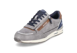Mustang Schnürschuh Halbschuhe Sneaker Grau/Blau/Dunkelblau