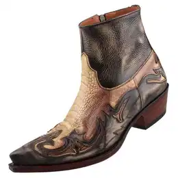 5790A-Denver 075 Tierra Pata Avestruz Bone Taupe Stiefel