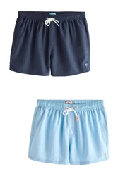 Next Badeshorts 2er-Pack Hellblau/Blau/Dunkelblau