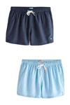 Next Badeshorts 2er-Pack Hellblau/Blau/Dunkelblau
