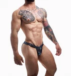 CUT4MEN Slip C4M Emerald Clip Tanga Brief Schwarz