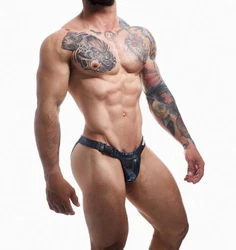 CUT4MEN Slip C4M Emerald Clip Tanga Brief Schwarz